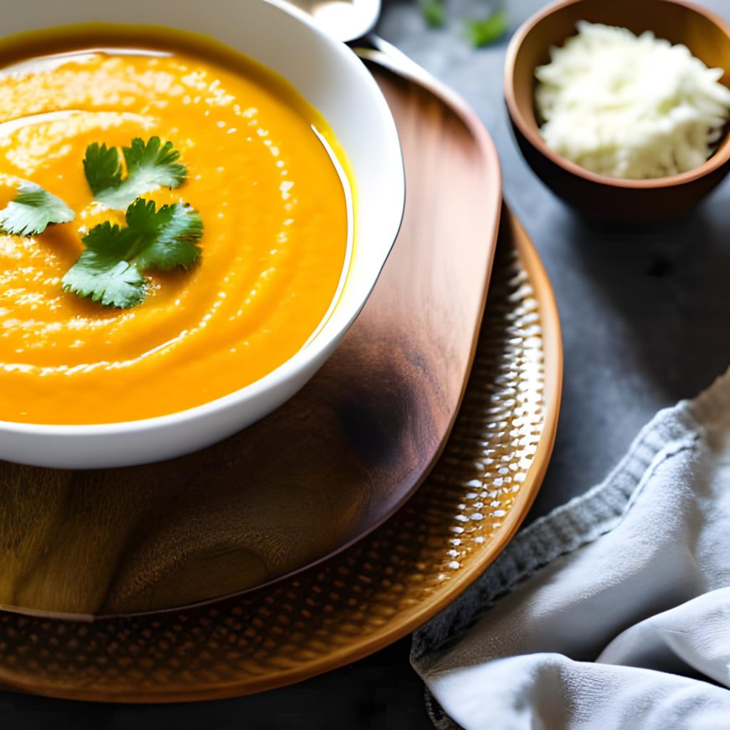 ginger carrot butternut squash soup