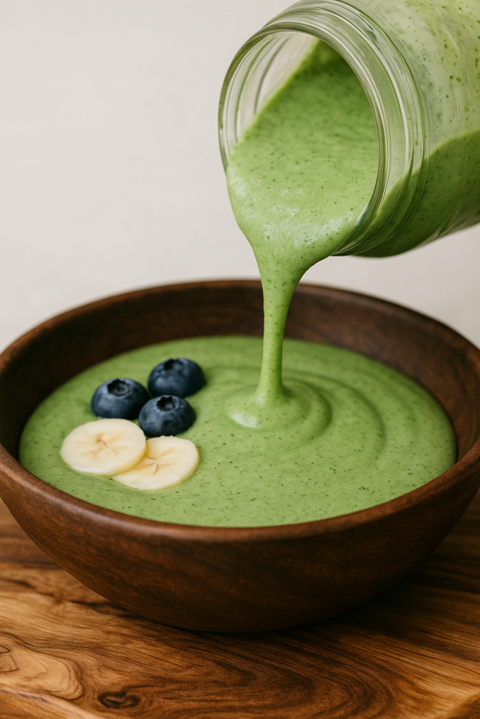 healthy frozen smoothie bowl