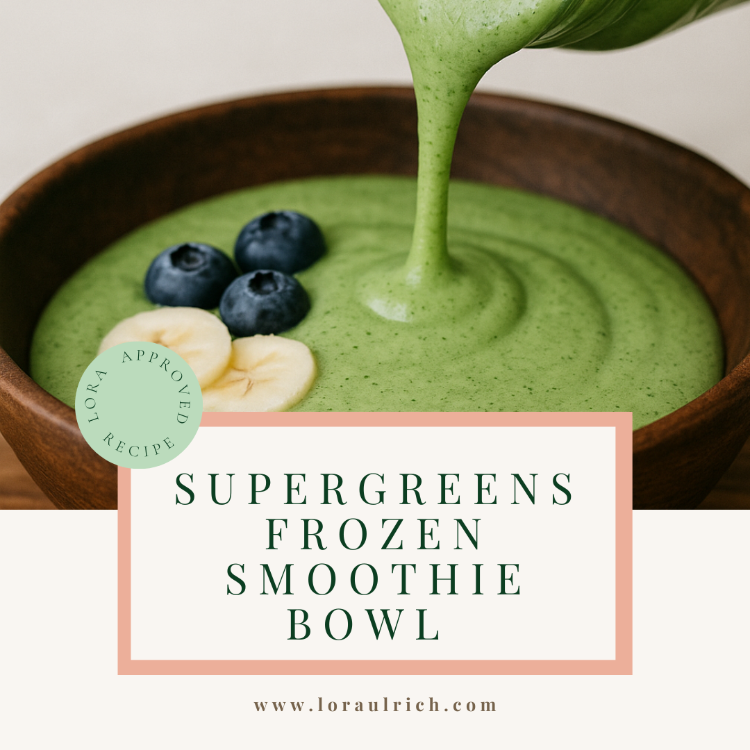 frozen smoothie bowl