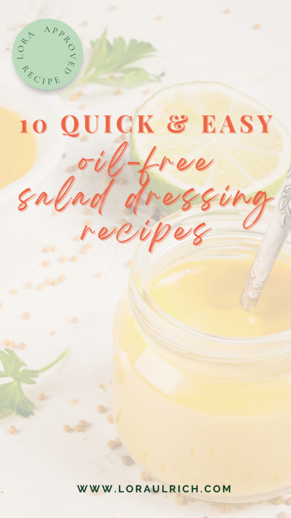 photo of oil-free salad dressing from our list of 10 quick and easy oil-free salad dressing recipes