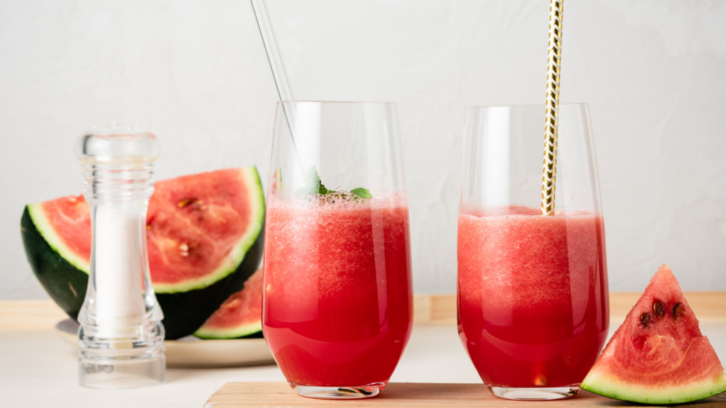 watermelon-lime agua fresca drinks