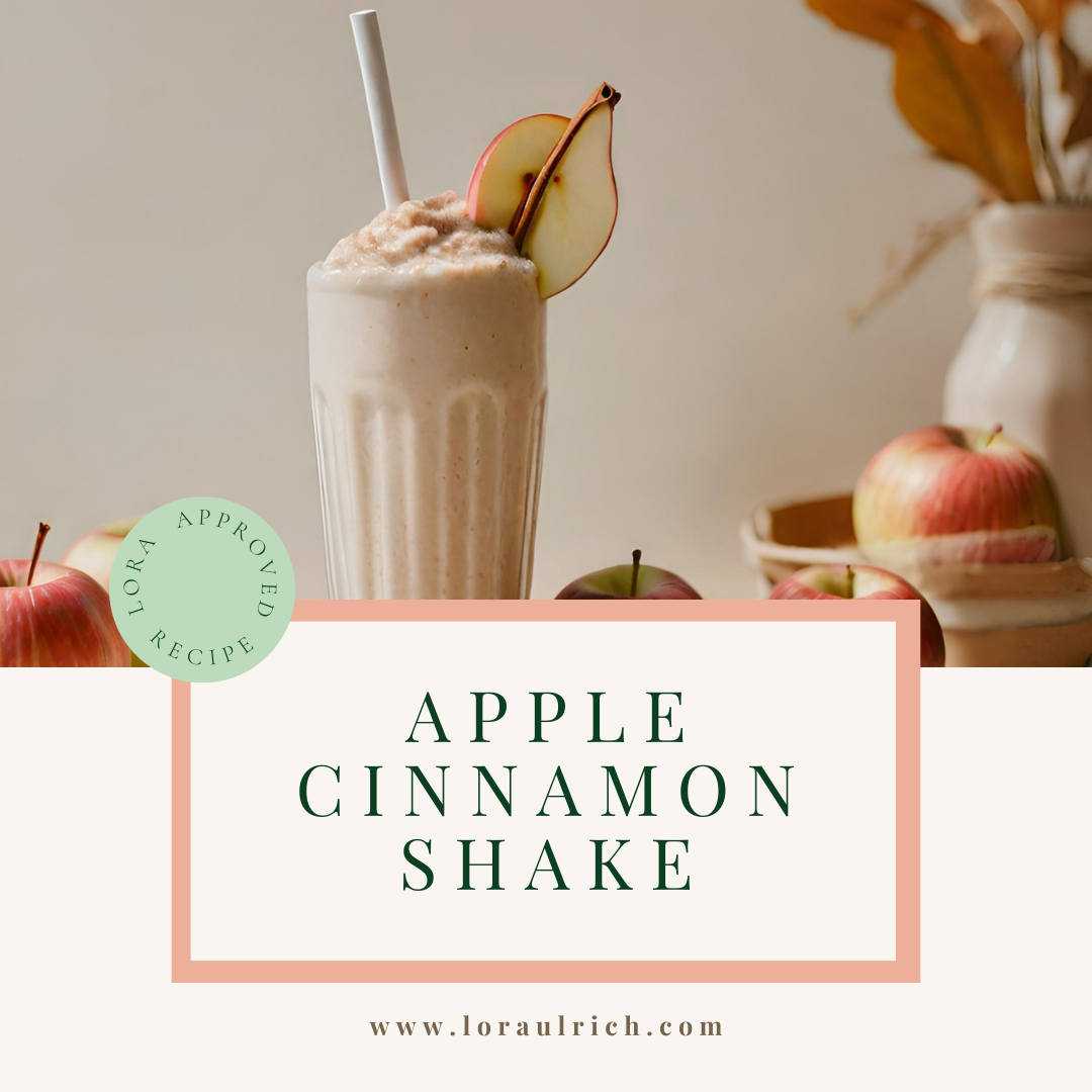 photo of an apple cinnamon shake