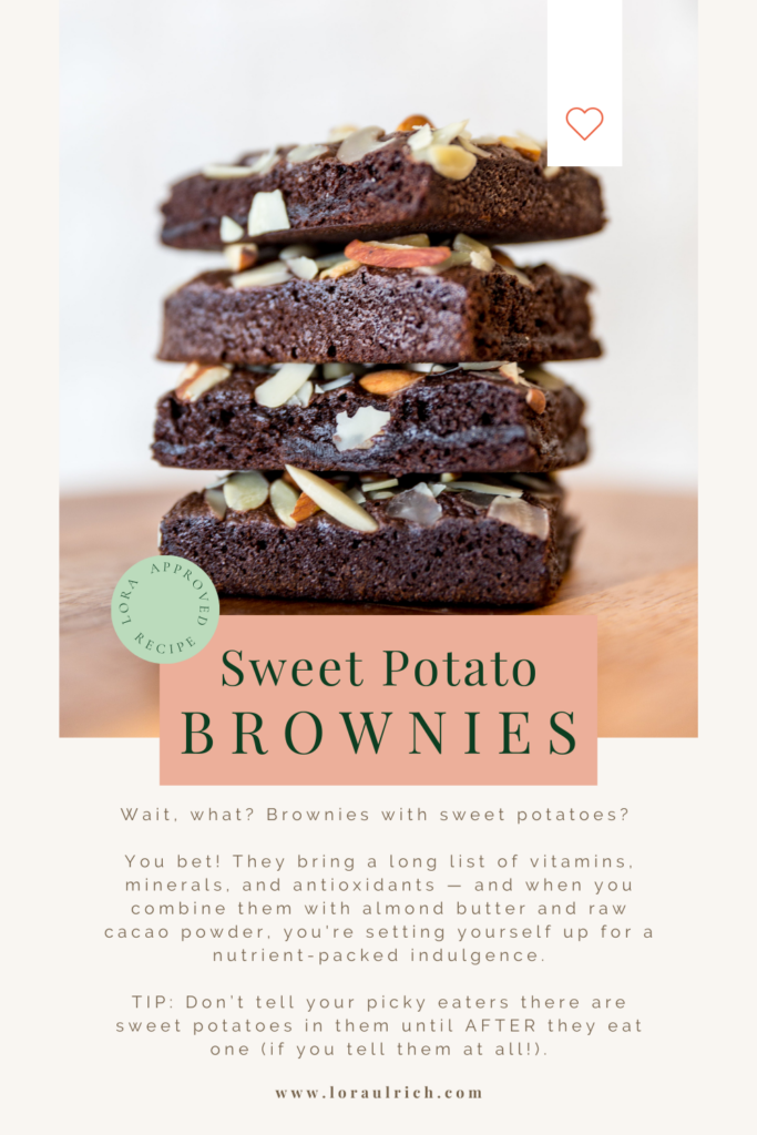photo of sweet potato brownies