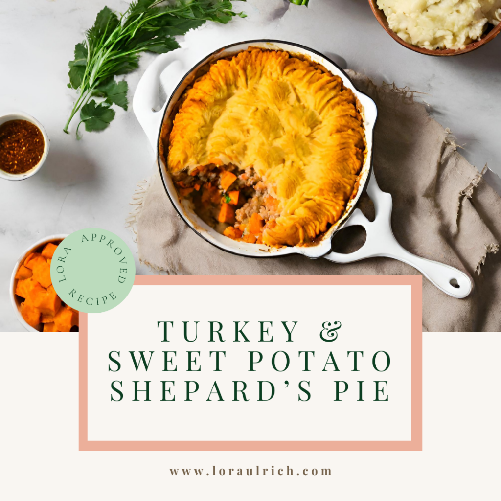 turkey and sweet potato shepherd's pie