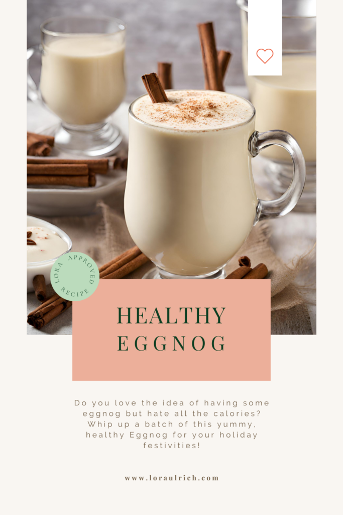 photo of healthy eggnog