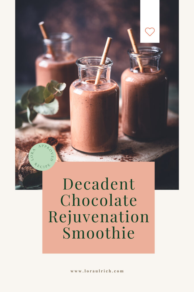 This chocolate smoothie recipe is rich, satisfying, and packed with ingredients that support hormone balance and overall wellness.