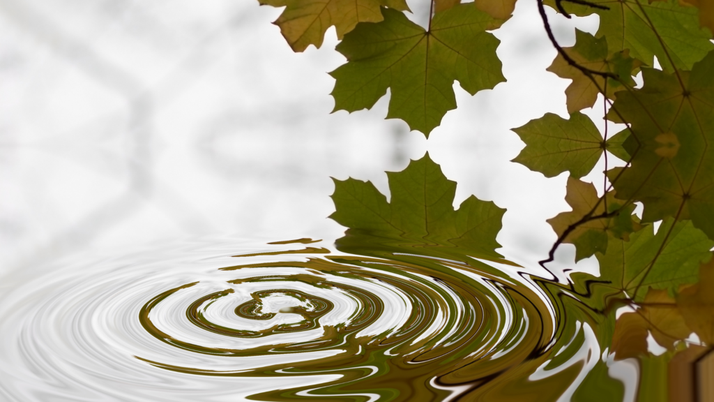 water ripple to show why mindfulness is a superpower