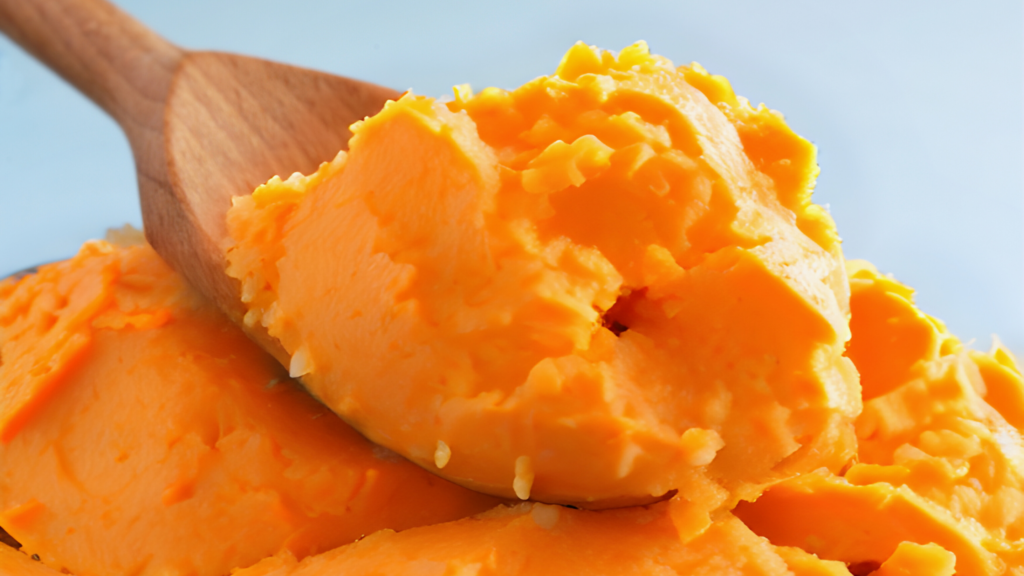 spoonful mashed sweet potatoes