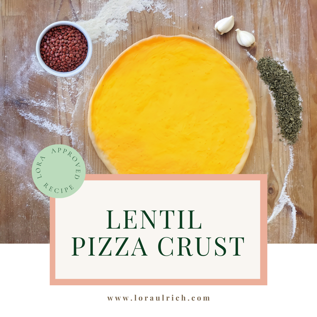 lentil pizza crust