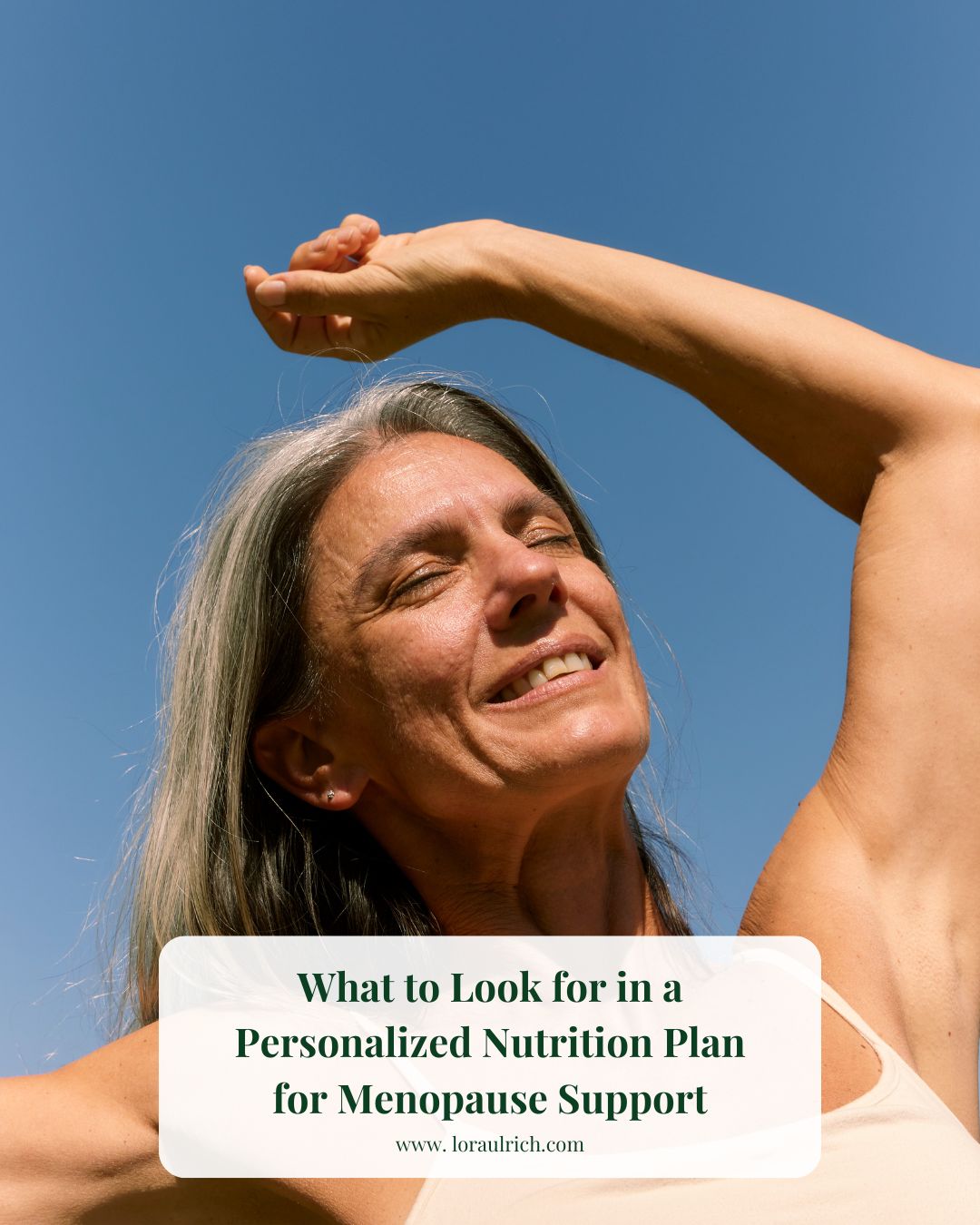 Midlife woman radiating confidence and vitality, symbolizing empowerment offered through menopause health coaching